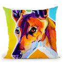 Pharoah Hound Linus Throw Pillow By Dawgart - All About Vibe