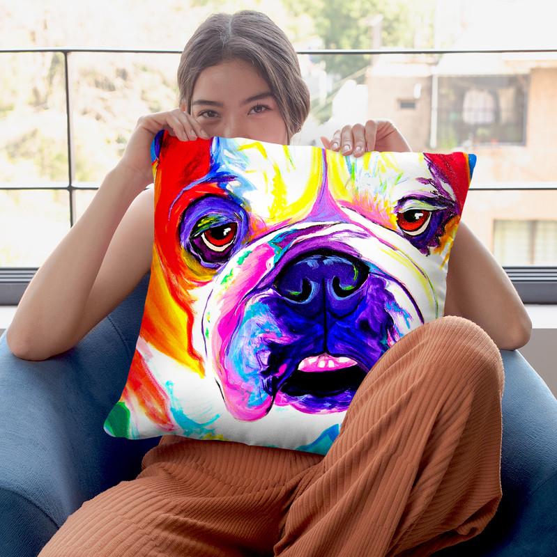 Stanley Throw Pillow By Dawgart - All About Vibe