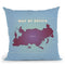 Upside Down Russia Throw Pillow By American Flat - All About Vibe