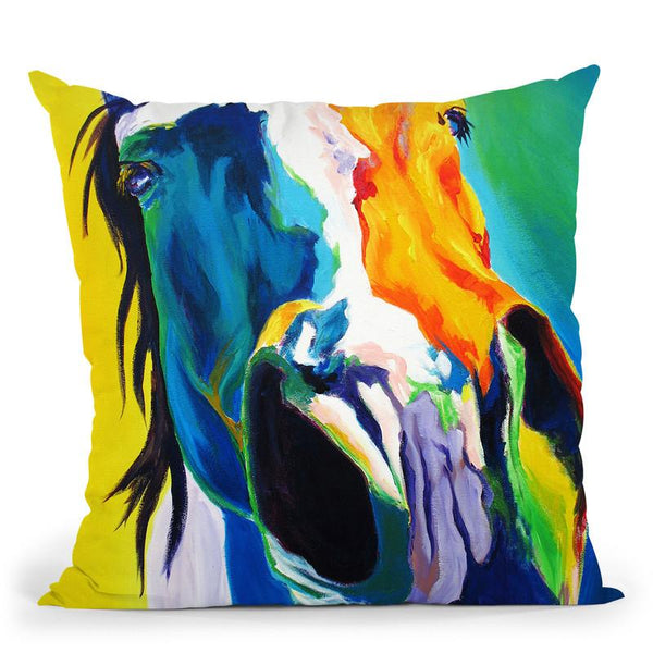 Up Close And Personal Throw Pillow By Dawgart - All About Vibe
