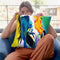 Up Close And Personal Throw Pillow By Dawgart - All About Vibe