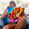 Viszla Throw Pillow By Dawgart - All About Vibe