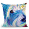 Westie Throw Pillow By Dawgart - All About Vibe