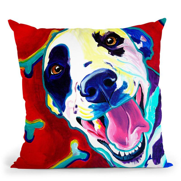 Yum Throw Pillow By Dawgart - All About Vibe