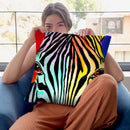Zebra Throw Pillow By Bob Weer - All About Vibe