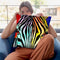 Zebra Throw Pillow By Bob Weer - All About Vibe