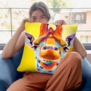 Giraffe No 3 Throw Pillow By Dawgart - All About Vibe