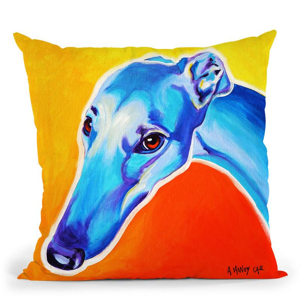 Lizzie Throw Pillow By Dawgart - All About Vibe