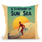 A Symphony Of Sun & Sea Throw Pillow By American Flat - All About Vibe