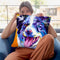 Aussie Three Throw Pillow By Dawgart - All About Vibe