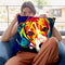 Beagle Bailey Throw Pillow By Dawgart - All About Vibe