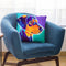 Black And Tan Charlie Throw Pillow By Dawgart - All About Vibe