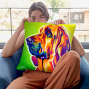 Bloodhound Throw Pillow By Dawgart - All About Vibe