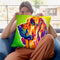 Bloodhound Throw Pillow By Dawgart - All About Vibe
