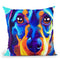 Dachshund Oscar Throw Pillow By Dawgart - All About Vibe