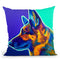 Germanepherd Schatze Throw Pillow By Dawgart - All About Vibe