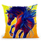 Horse Kick Up Your Heels Throw Pillow By Dawgart - All About Vibe