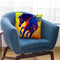 Horse Kick Up Your Heels Throw Pillow By Dawgart - All About Vibe