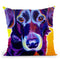 Lab Cole Throw Pillow By Dawgart - All About Vibe
