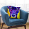 Lab Messier Throw Pillow By Dawgart - All About Vibe