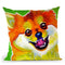 Pomeranian Tiger Throw Pillow By Dawgart - All About Vibe