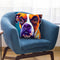 Boxer - Koda Throw Pillow By Dawgart - All About Vibe