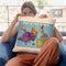 Upside Down Map Of The World Throw Pillow By American Flat - All About Vibe