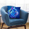 Cat - Blue Boy Throw Pillow By Dawgart - All About Vibe