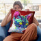 Cat - Devon Rex Throw Pillow By Dawgart - All About Vibe