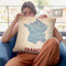 France Throw Pillow By American Flat - All About Vibe