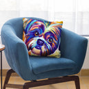 Shih Tzu - Lacey Throw Pillow By Dawgart - All About Vibe
