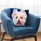 Westie Rockette Throw Pillow By Dawgart - All About Vibe