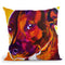 Pit Bull - Luna Throw Pillow By Dawgart - All About Vibe