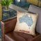 Australia Throw Pillow By American Flat - All About Vibe