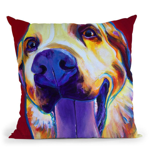 Lab - Mozart Throw Pillow By Dawgart - All About Vibe