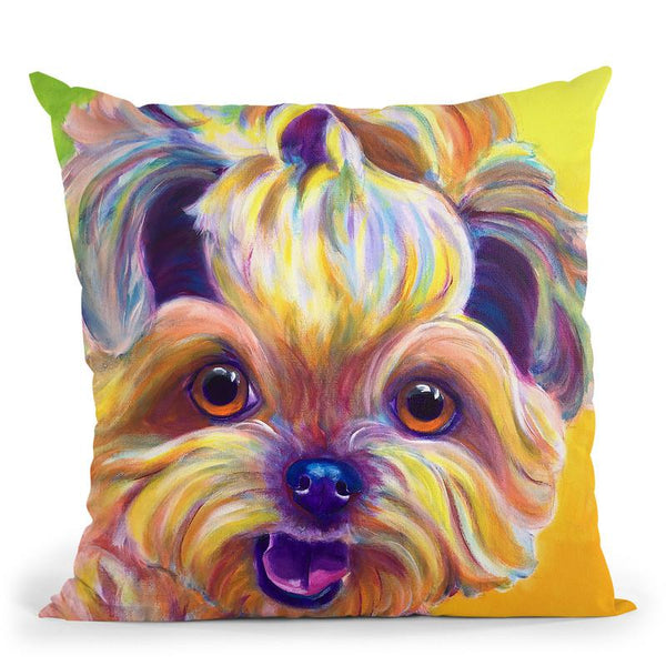 Bloom Throw Pillow By Dawgart - All About Vibe