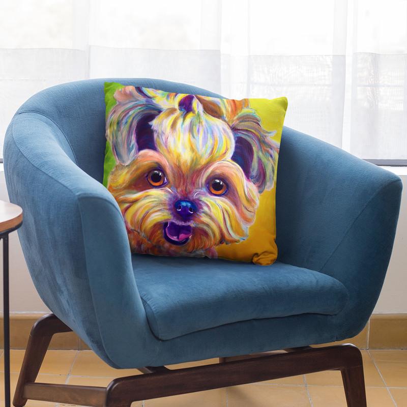 Bloom Throw Pillow By Dawgart - All About Vibe