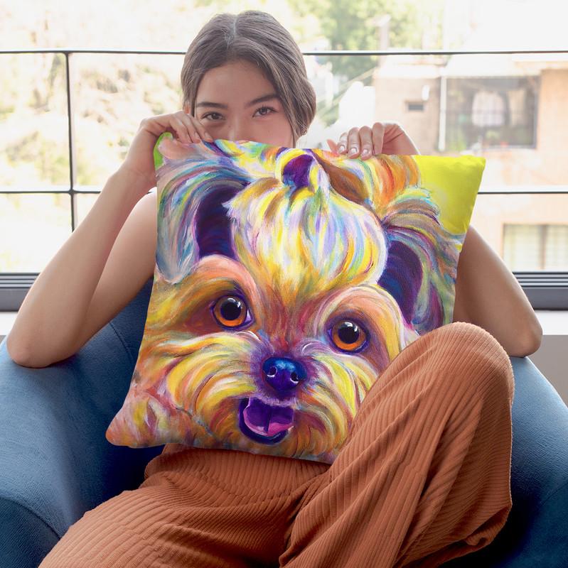 Bloom Throw Pillow By Dawgart - All About Vibe
