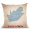 South Africa Throw Pillow By American Flat - All About Vibe
