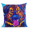 Grizzly Throw Pillow By Dawgart - All About Vibe