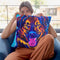 Grizzly Throw Pillow By Dawgart - All About Vibe