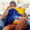Kenobi Profile Throw Pillow By Dawgart - All About Vibe