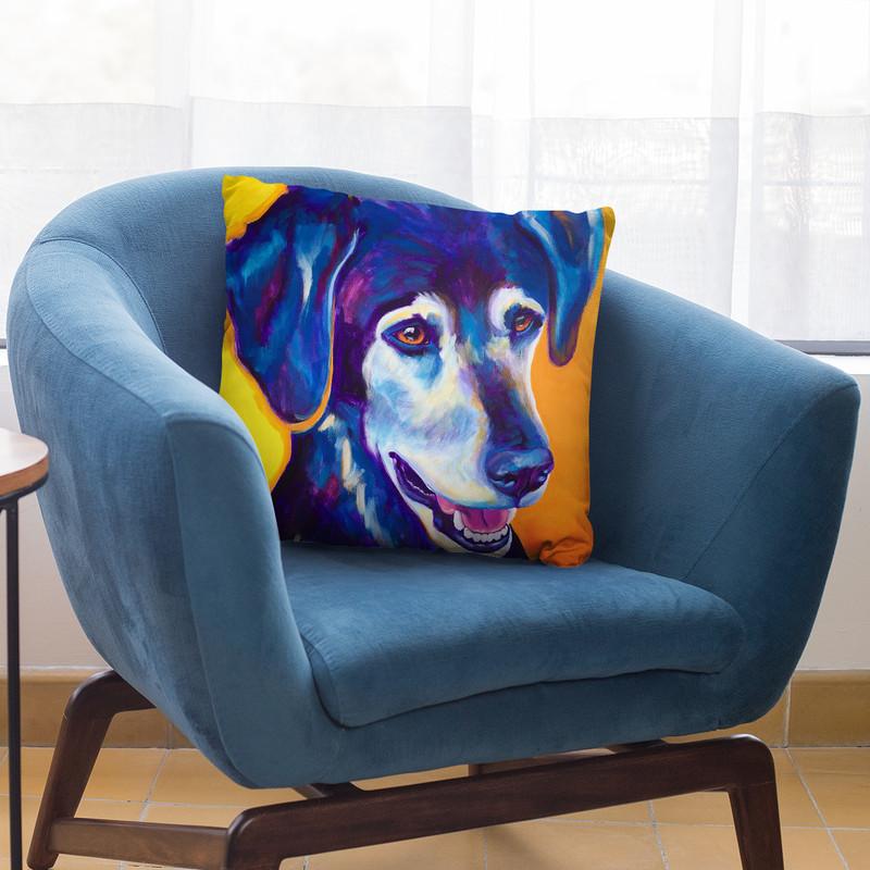 Kenobi Throw Pillow By Dawgart - All About Vibe