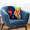 Saffy And Duck Throw Pillow By Dawgart - All About Vibe