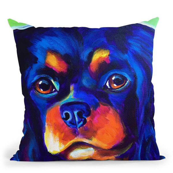 Saffy Throw Pillow By Dawgart - All About Vibe