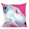 Bull Terrier - Bubble Gum Throw Pillow By Dawgart - All About Vibe