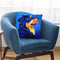 Englishepherd - Donut Throw Pillow By Dawgart
