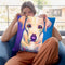 Pebbles Throw Pillow By Dawgart - All About Vibe