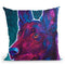 Belgian Malinois Burgundy Throw Pillow By Dawgart - All About Vibe