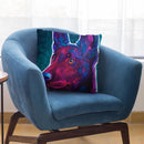 Belgian Malinois Burgundy Throw Pillow By Dawgart - All About Vibe